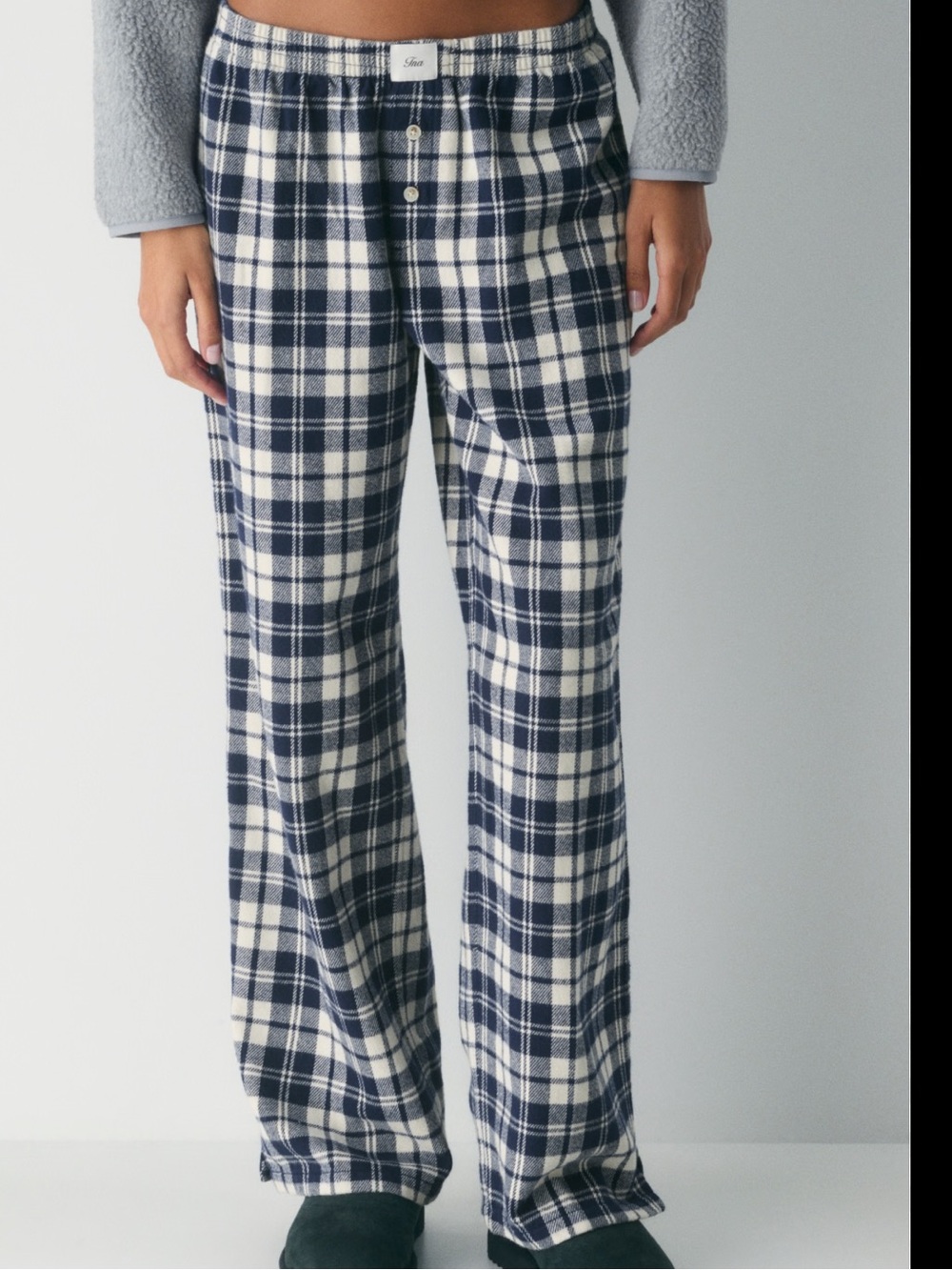 TNA ARITZIA Slowdown Cliff Check Pajama Pants